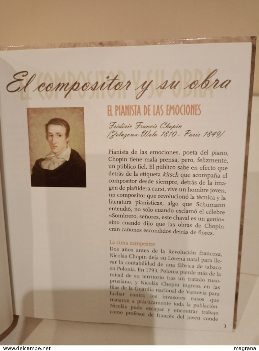 Frédéric Chopin. La Gran Música. Paso A Paso. Sapel. Naxos. 2002. 48 Pág Y CD. - Kultur