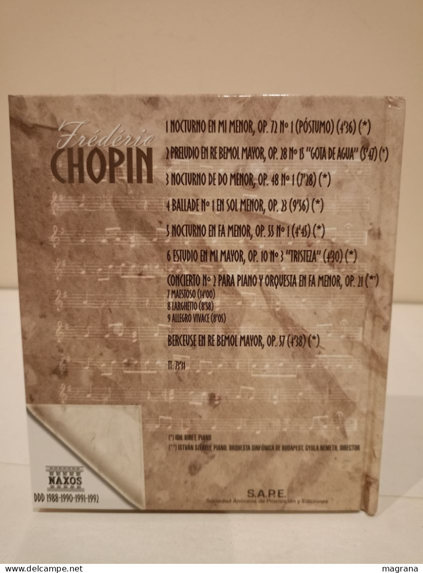 Frédéric Chopin. La Gran Música. Paso a paso. Sapel. Naxos. 2002. 48 pág y CD.