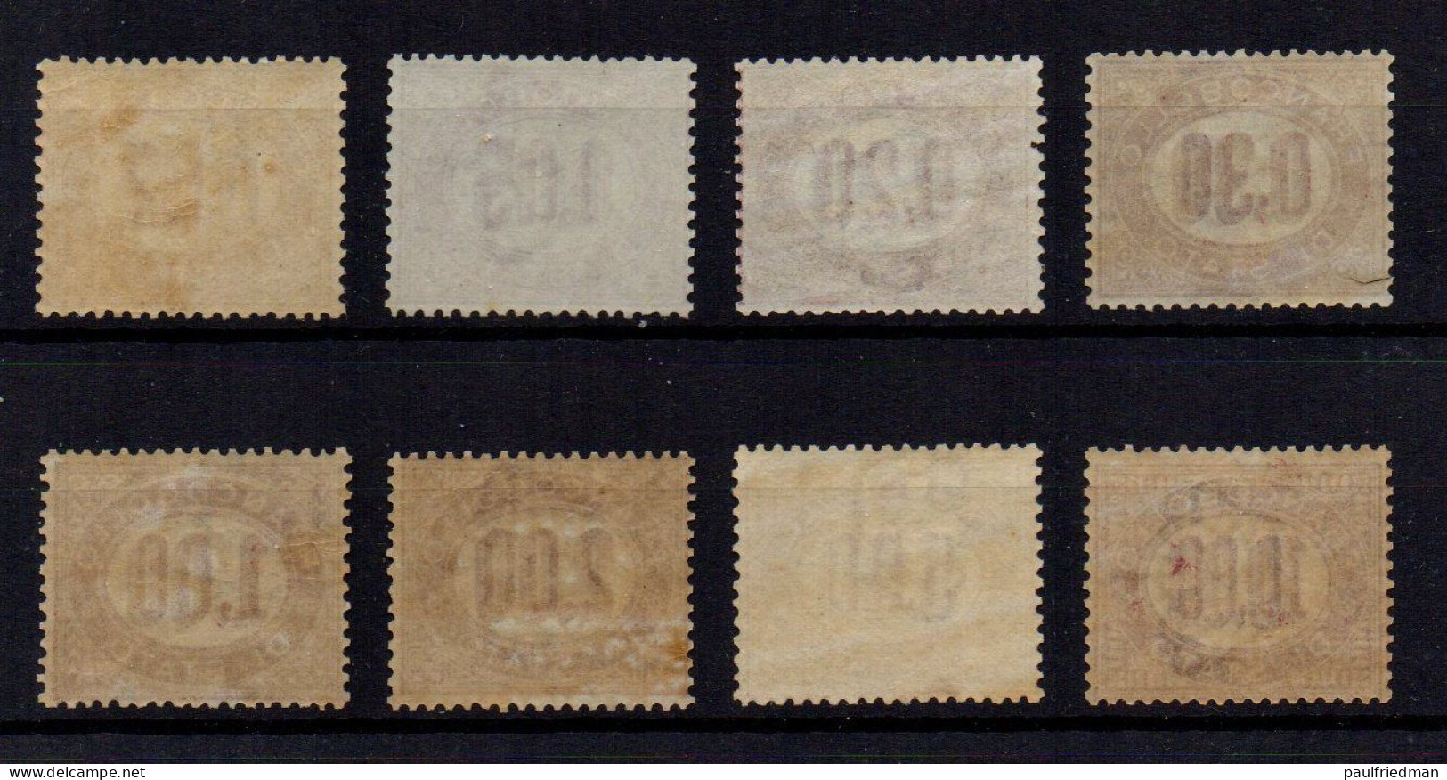 Regno 1875 - Servizio Di Stato -  Nuovi Gomma Integra - MNH** - Certificato Bolaffi - Dienstmarken