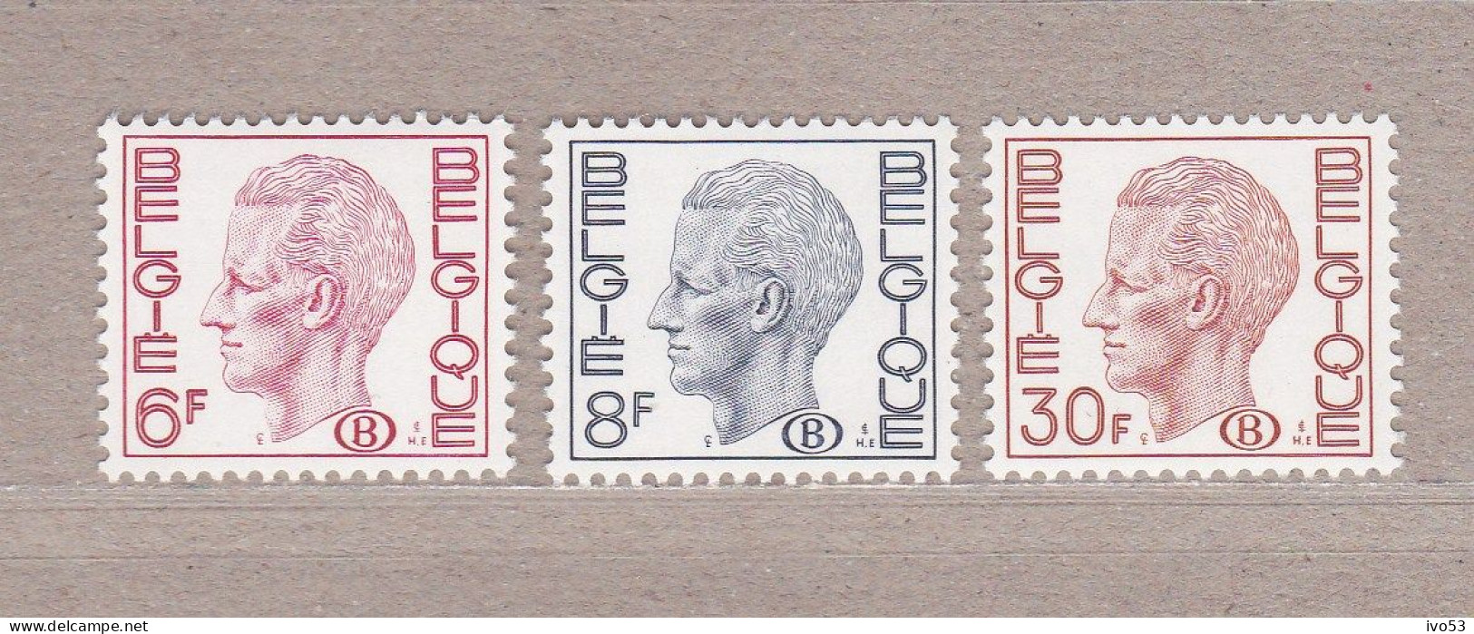 1978 Nr S77-79** Zonder Scharnier,polyvalent Papier.Koning Boudewijn. - Mint