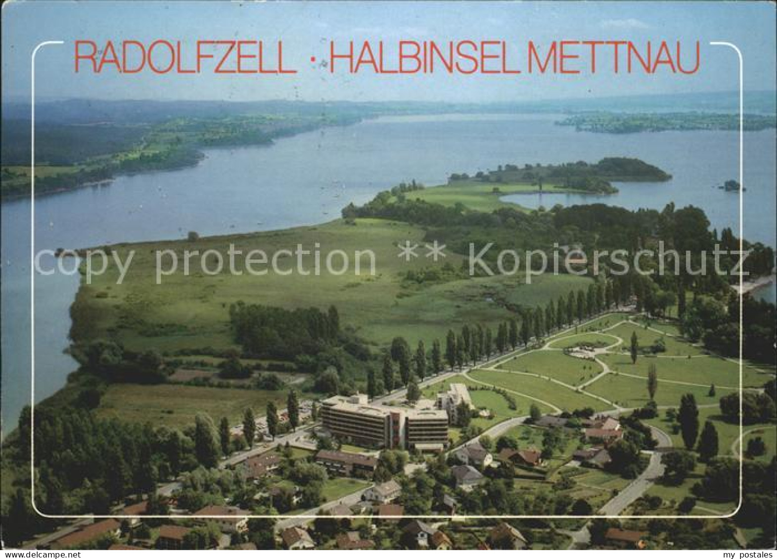 72000106 Radolfzell Bodensee Fliegeraufnahme Halbinsel Mettnau Radolfzell - Radolfzell