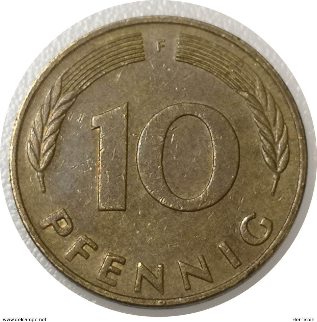 Monnaie Allemagne - 1989 F - 10 Pfennig - 10 Pfennig