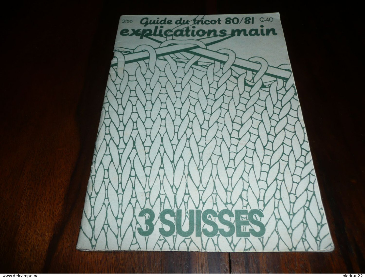 3 SUISSES GUIDE DU TRICOT 80/81 EXPLICATIONS MAIN LES CONSEILS DE MARIE HELENE 2 PAGES BD - Moda