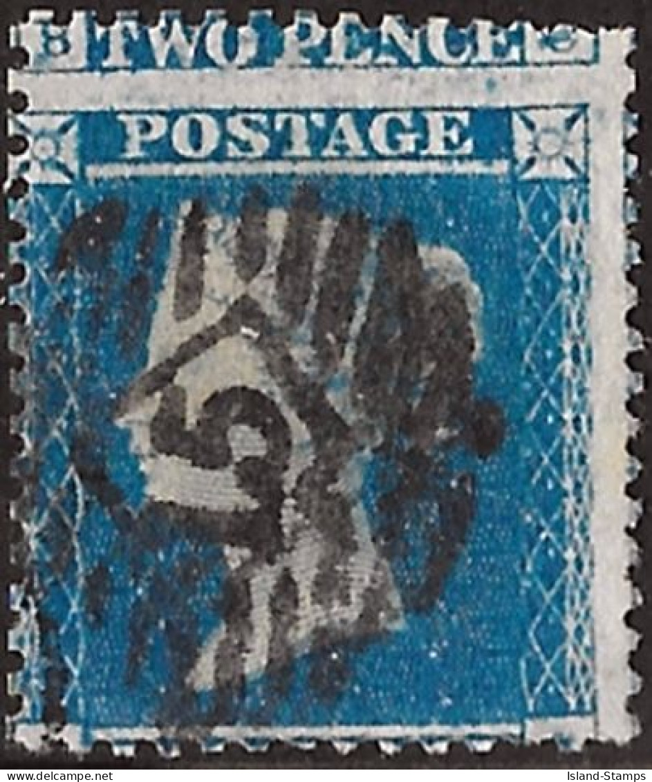 QV SG23a 2d Blue Used - Oblitérés