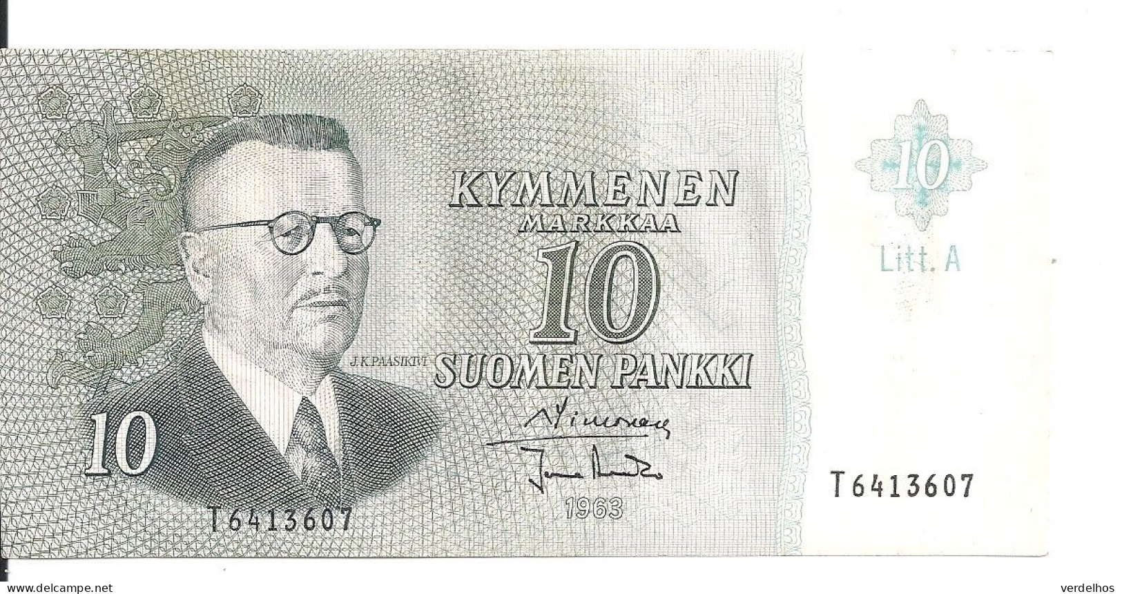 FINLANDE 10 MARKKAA 1963 AUNC P 104 - Finnland