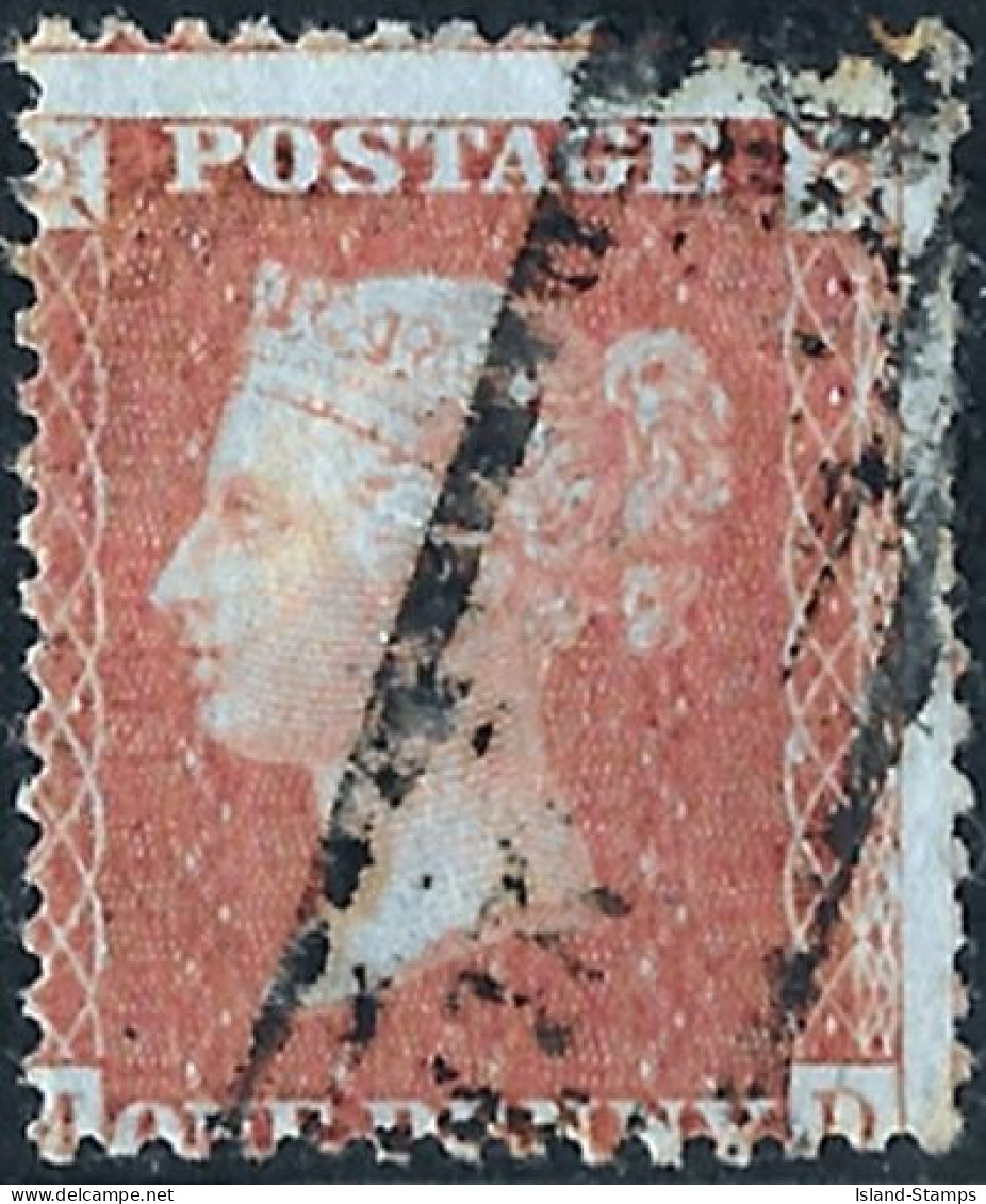 QV SG24 1d Red-Brown (M-D) Used - Used Stamps