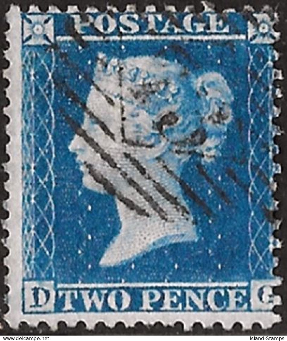 QV SG34, 2d Blue DG Used - Used Stamps