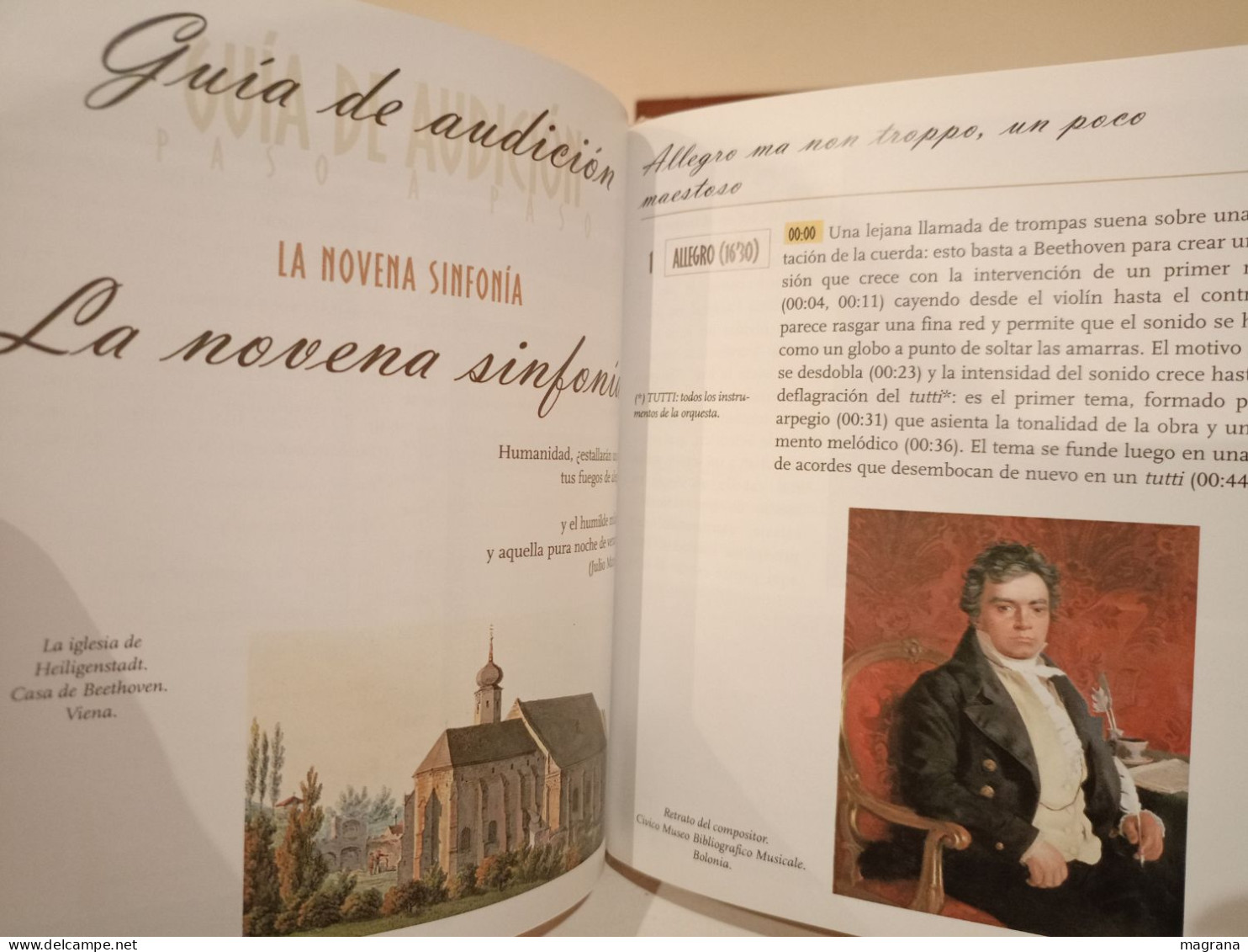 Ludwig van Beethoven. Sinfonía n°9 en Re menor "coral". La Gran Música. Paso a paso. 2002. 48 p