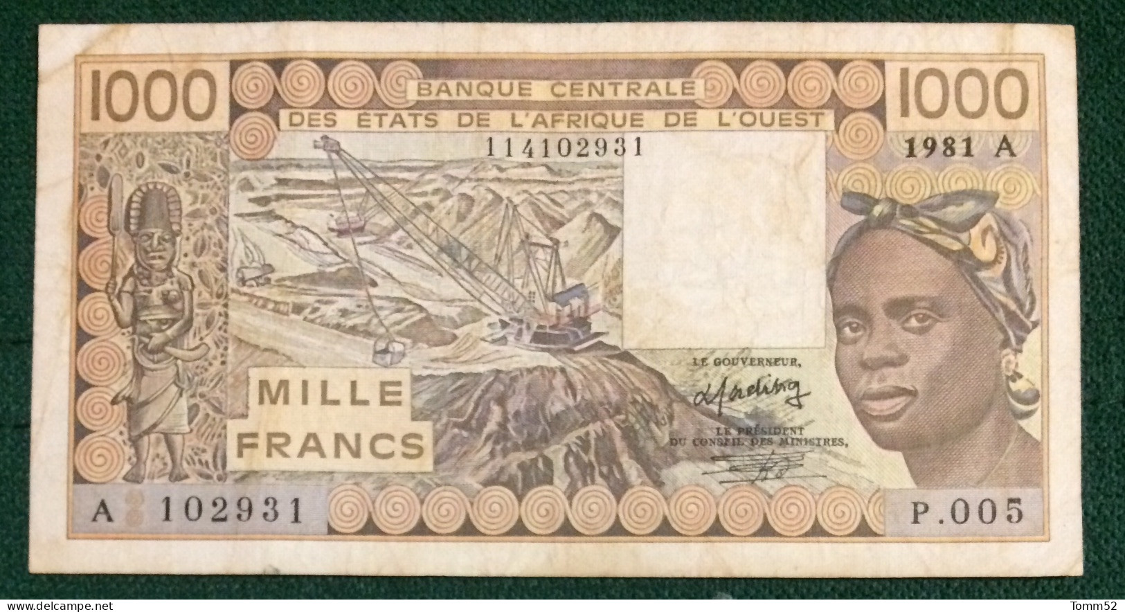 IVORY COAST 1000 Francs - Côte D'Ivoire