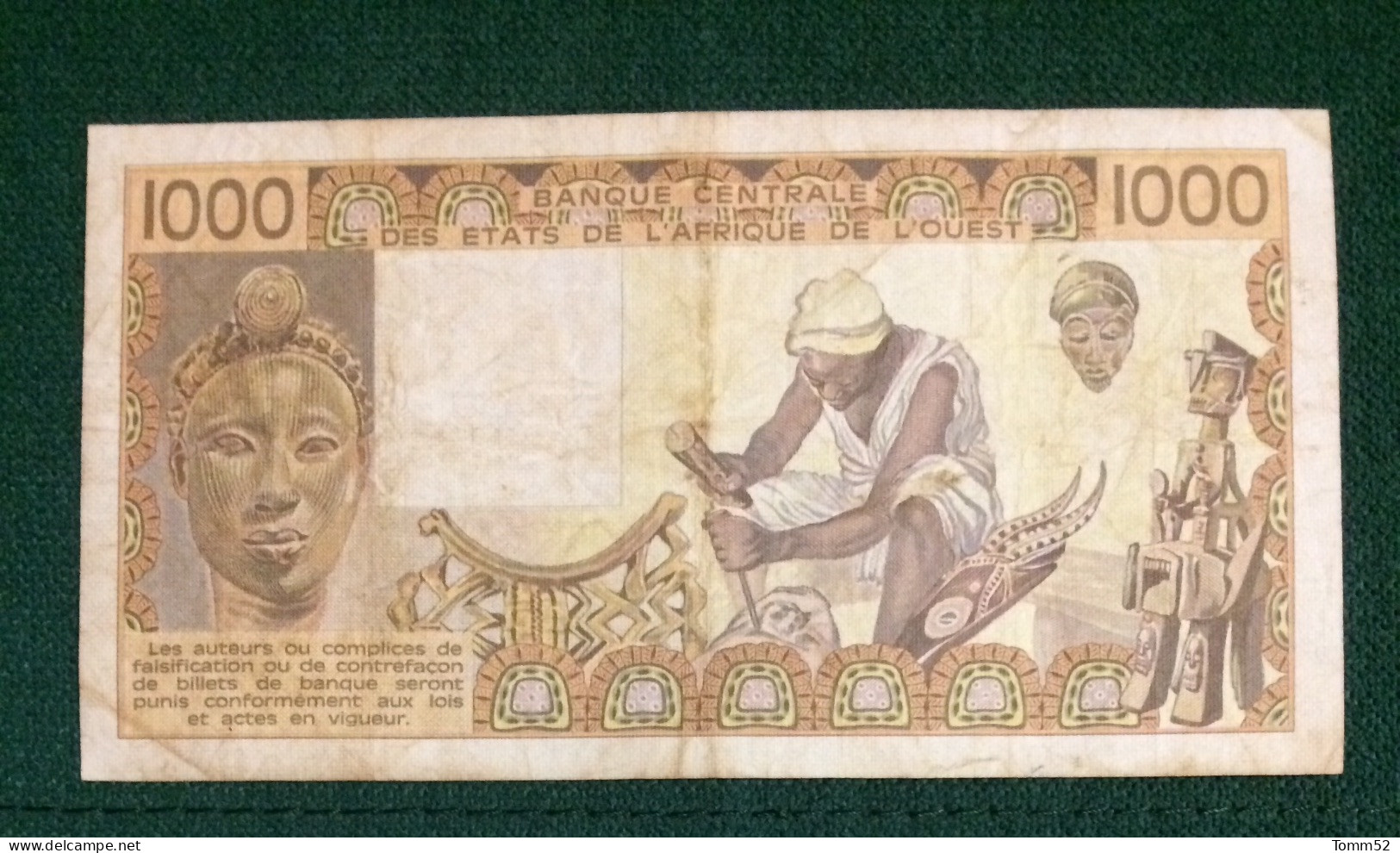 IVORY COAST 1000 Francs - Côte D'Ivoire