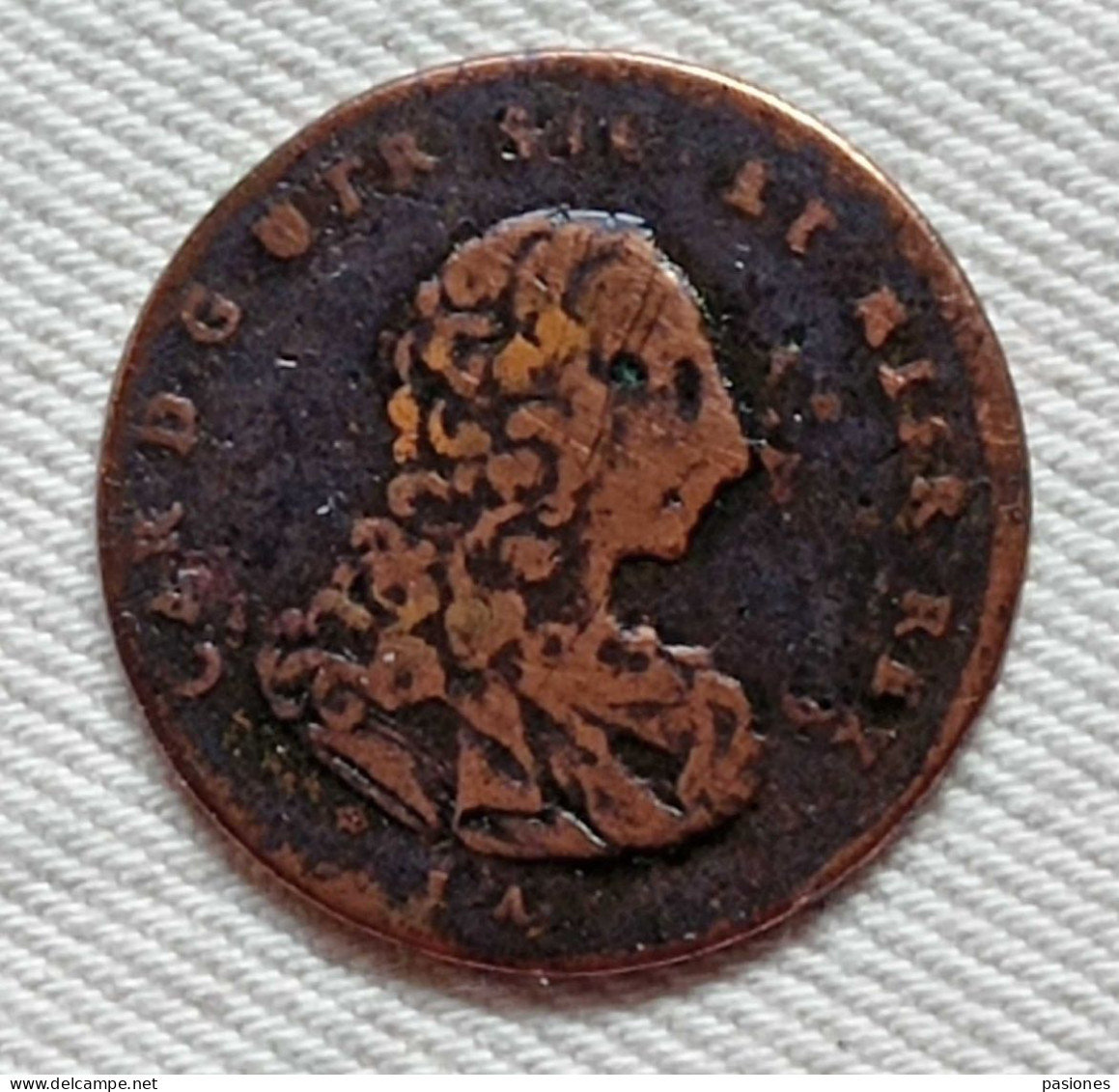Napoli Carlo III 3 Tornesi 1756 (R) - Napoli & Sicilia