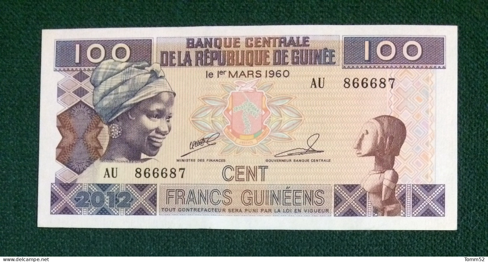 GUIENEA 100 Francs UNC - Guinée