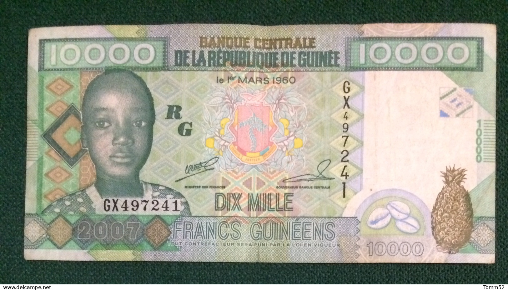 GUIENEA 1000 Francs 2007. - Guinée