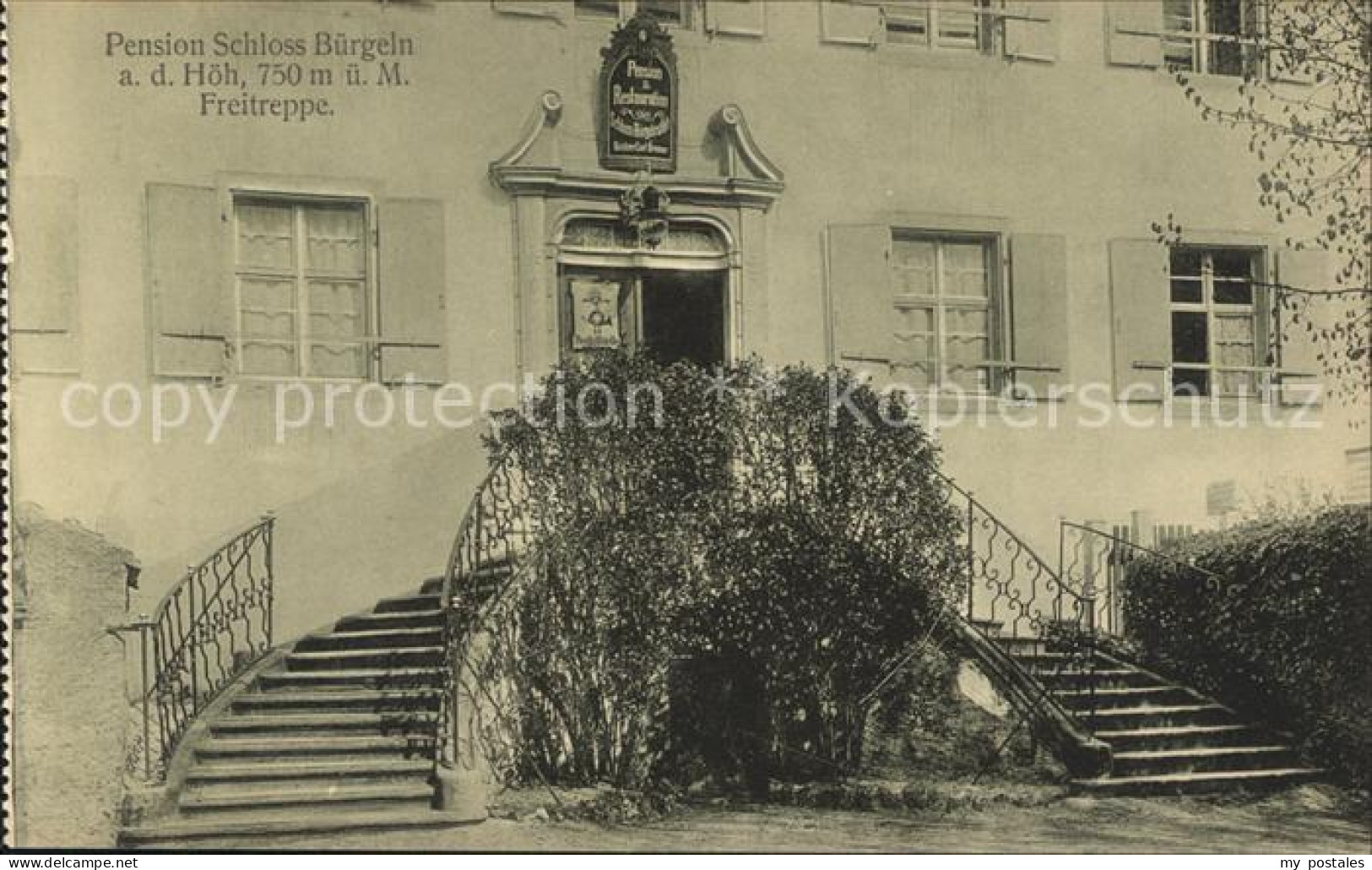 42003469 Kandern Pension Schloss Buergeln Freitreppe Kandern - Kandern