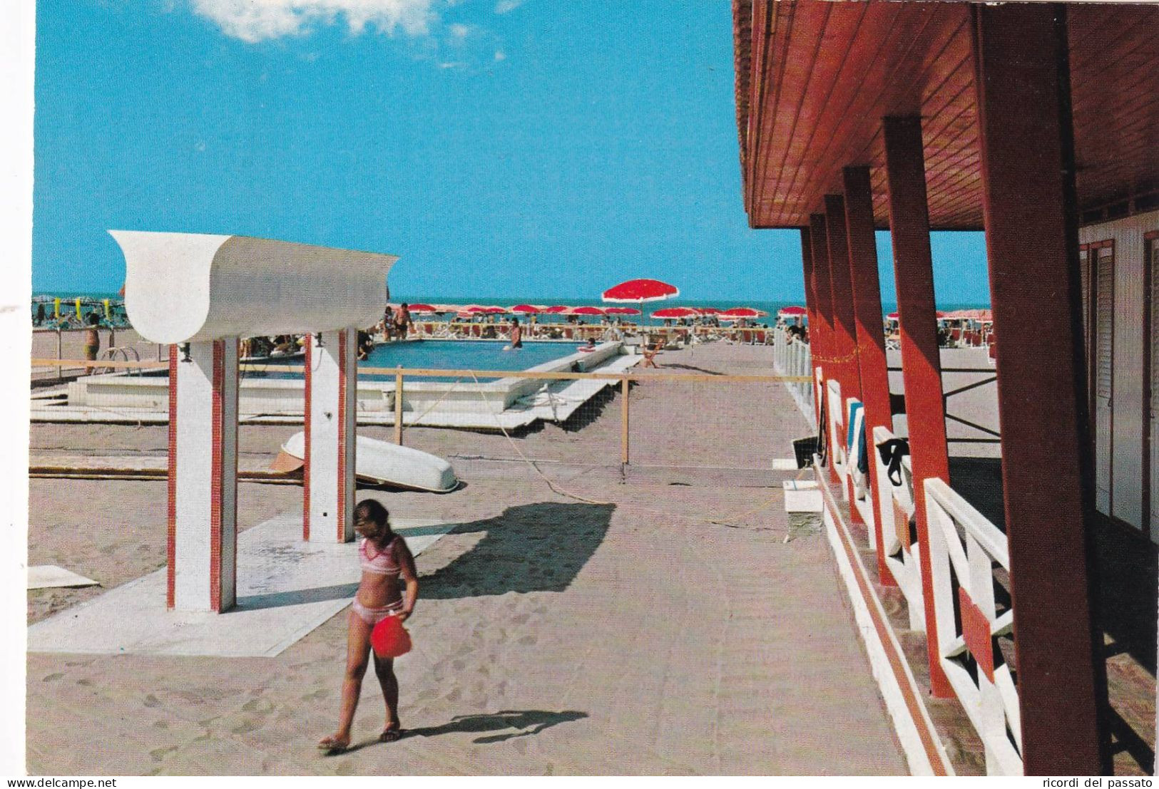 Cartolina Viareggio - La Spiaggia - Viareggio