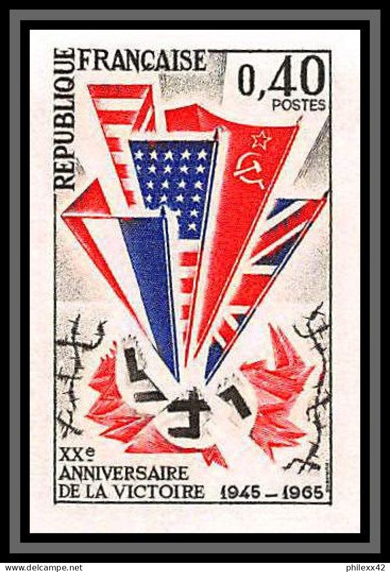 France N°1450 20e Anniversaire De La Victoire De La Guerre 1939/1945 Non Dentelé ** MNH (Imperf)  - 1961-1970