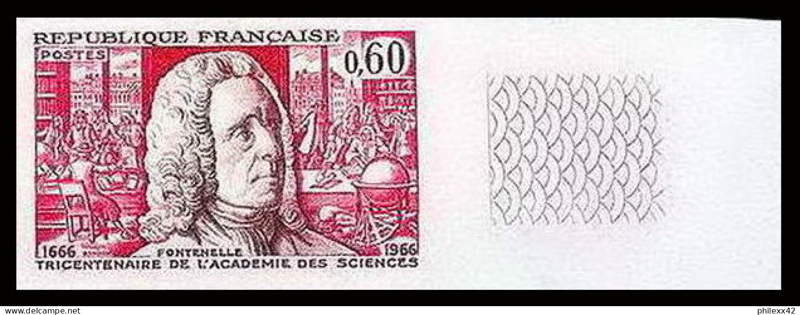 France N°1487 Le Bouyer De Fontenelle Ecrivain Writer Non Dentelé ** MNH (Imperf) - 1961-1970
