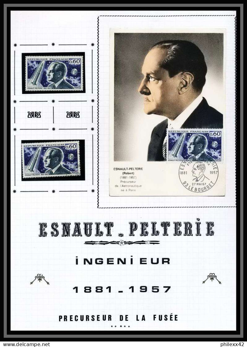 France N°1526 Robert Esnault-Pelterie Espace Space Fusée COTE 520 EUROS Essai Trial Proof Epreuve Non Dentelé Imperf ** - 1961-1970