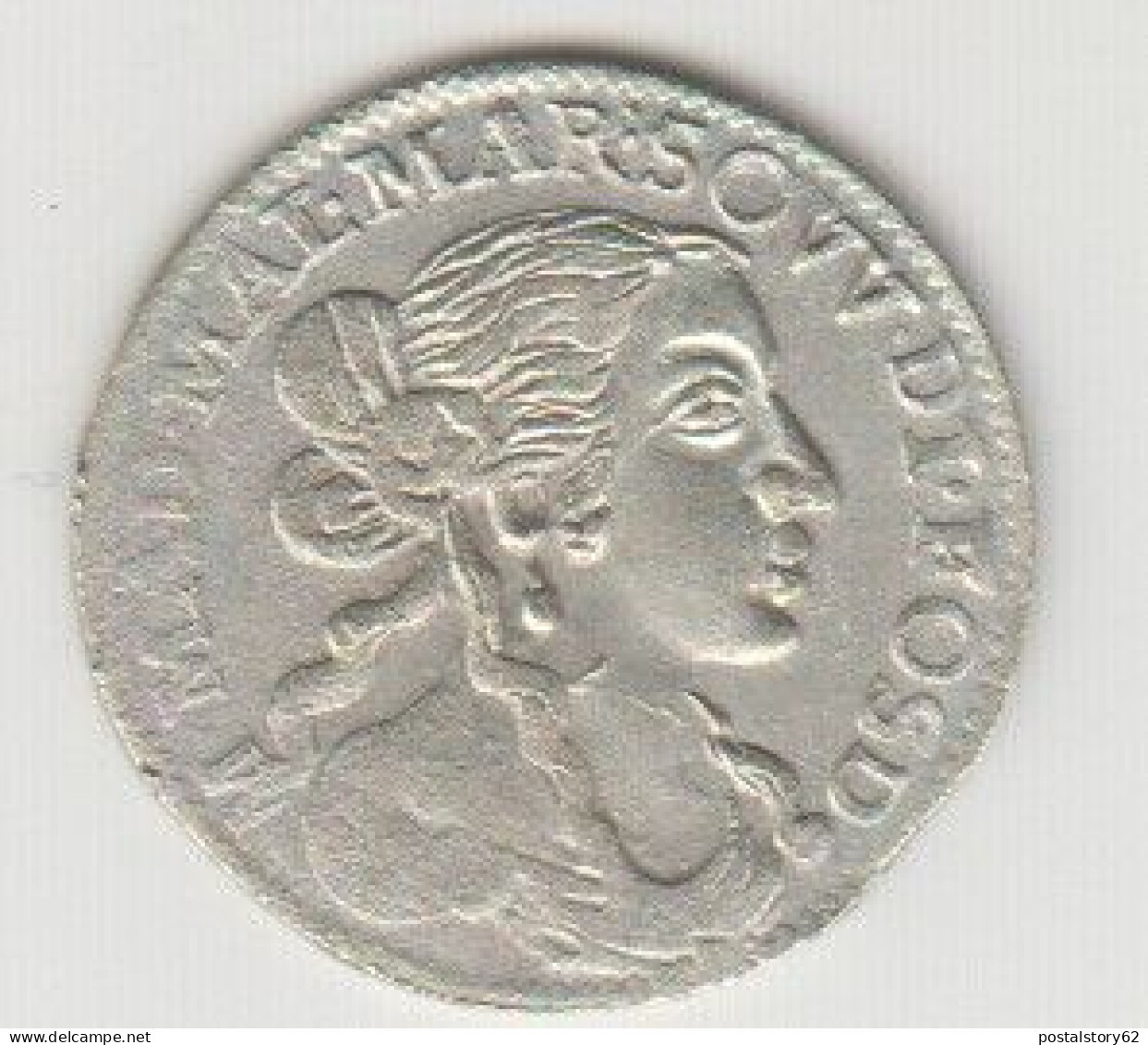 Fosdinovo, Maria Maddalena Centurioni. Luigino 1667 Moneta Arg. BB - Feudal Coins