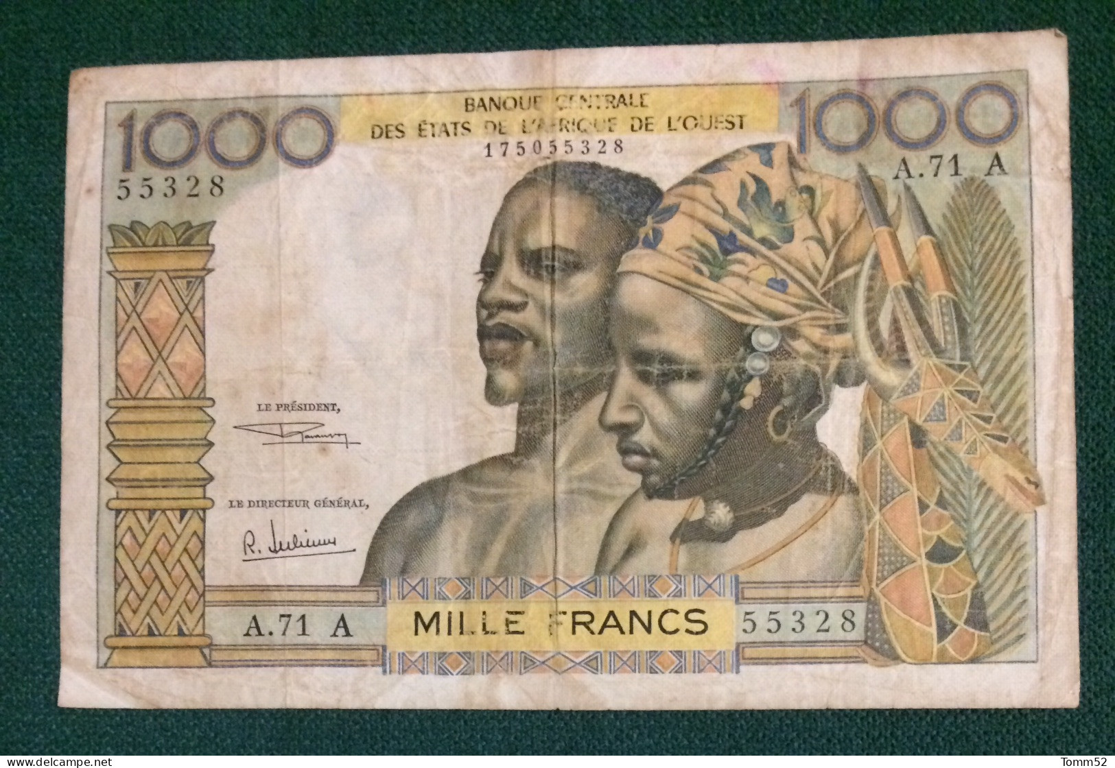 IVORY COAST 1000 Francs - Elfenbeinküste (Côte D'Ivoire)