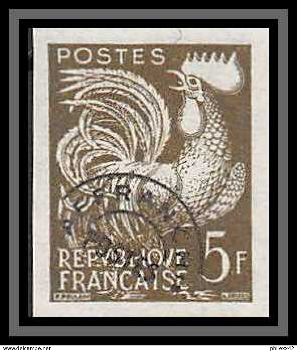 France Préoblitere PREO N°107 Coq Gaulois (french Rooster) Non Dentelé ** MNH (Imperf) - 1951-1960