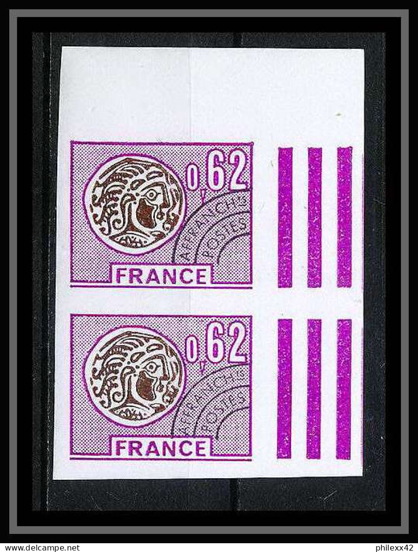 France Préoblitere PREO N°141 Paire Monnaie Gauloise Non Dentelé ** MNH (Imperf) - 1971-1980