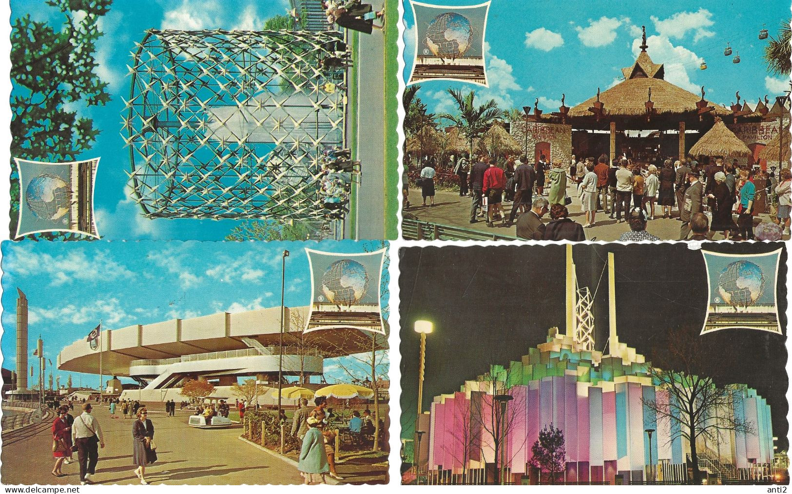 25 Pictoral Cards For New York World's Fair 1964-1965   - 25 Cards   Unused - Collections & Lots