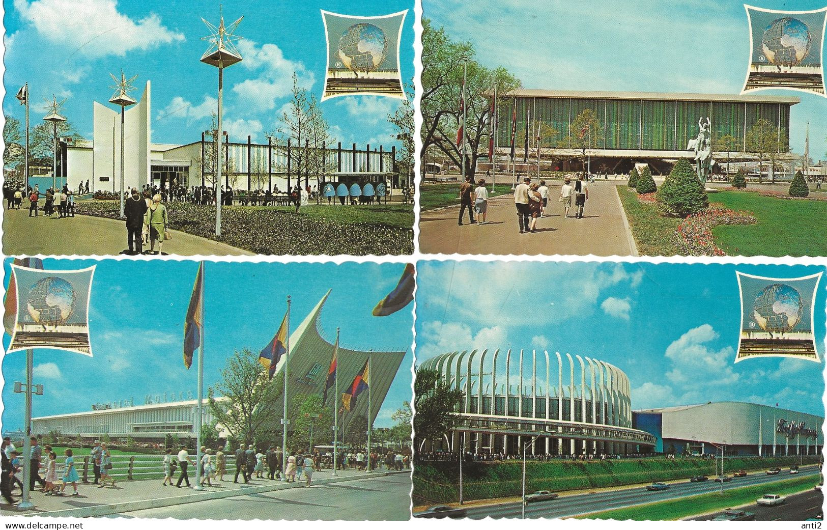 25 Pictoral Cards For New York World's Fair 1964-1965   - 25 Cards   Unused - Collections & Lots