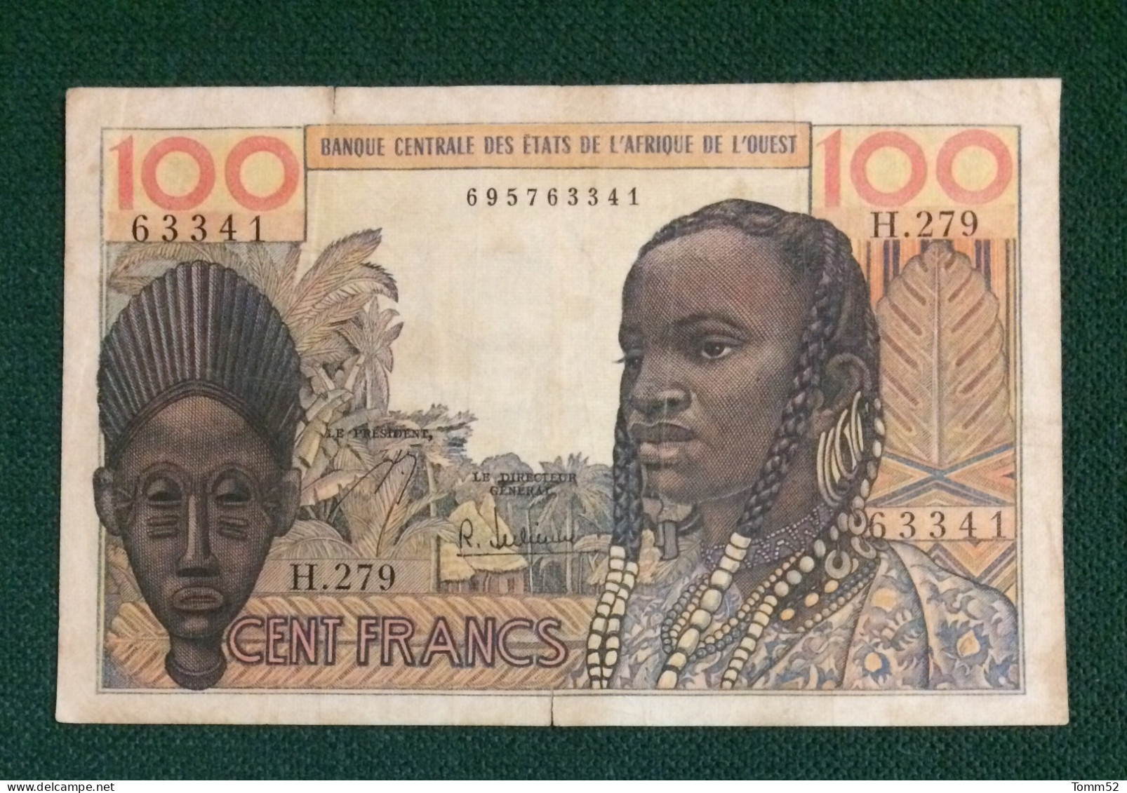 IVORY COAST 100 Francs - Elfenbeinküste (Côte D'Ivoire)