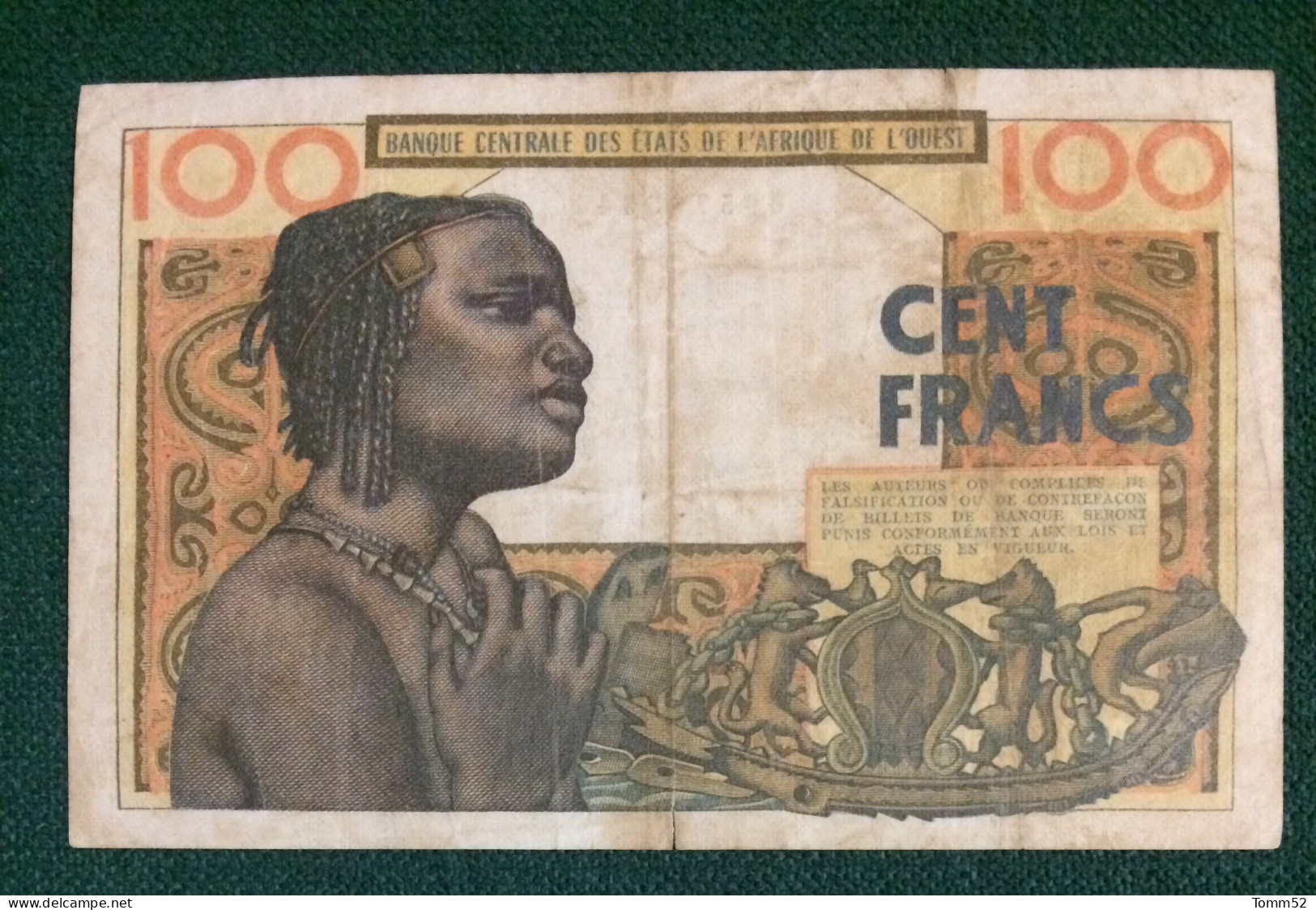 IVORY COAST 100 Francs - Ivoorkust