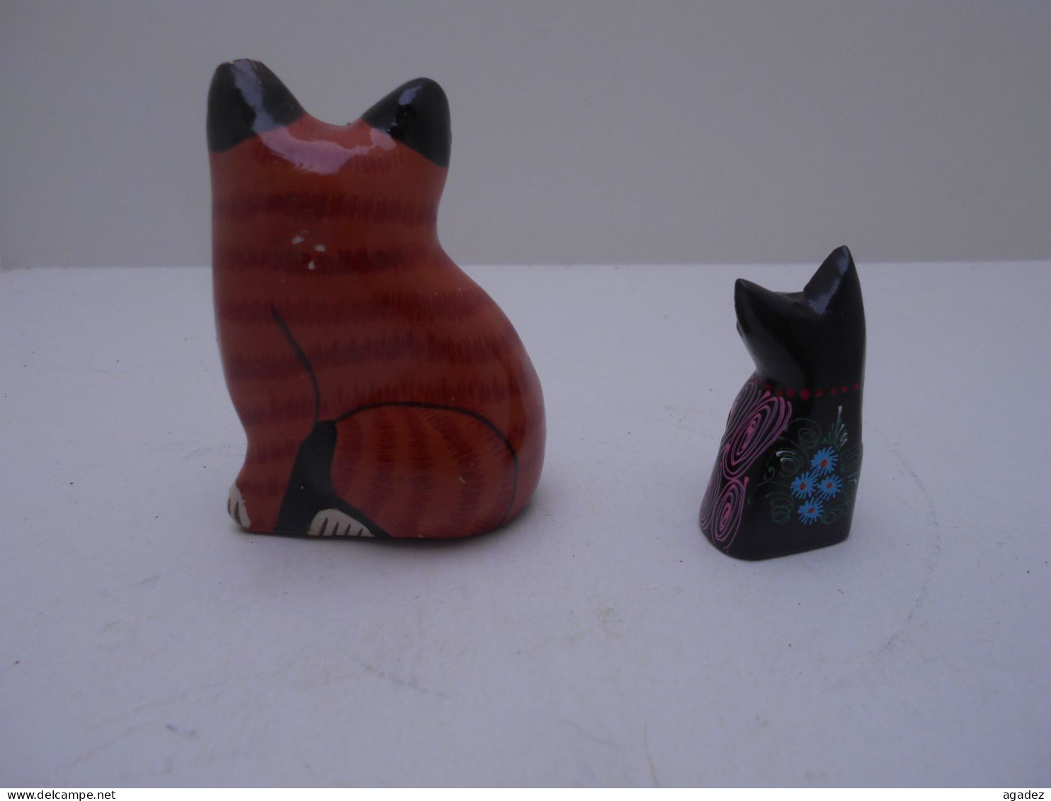 2 Figurines Chats - Katzen
