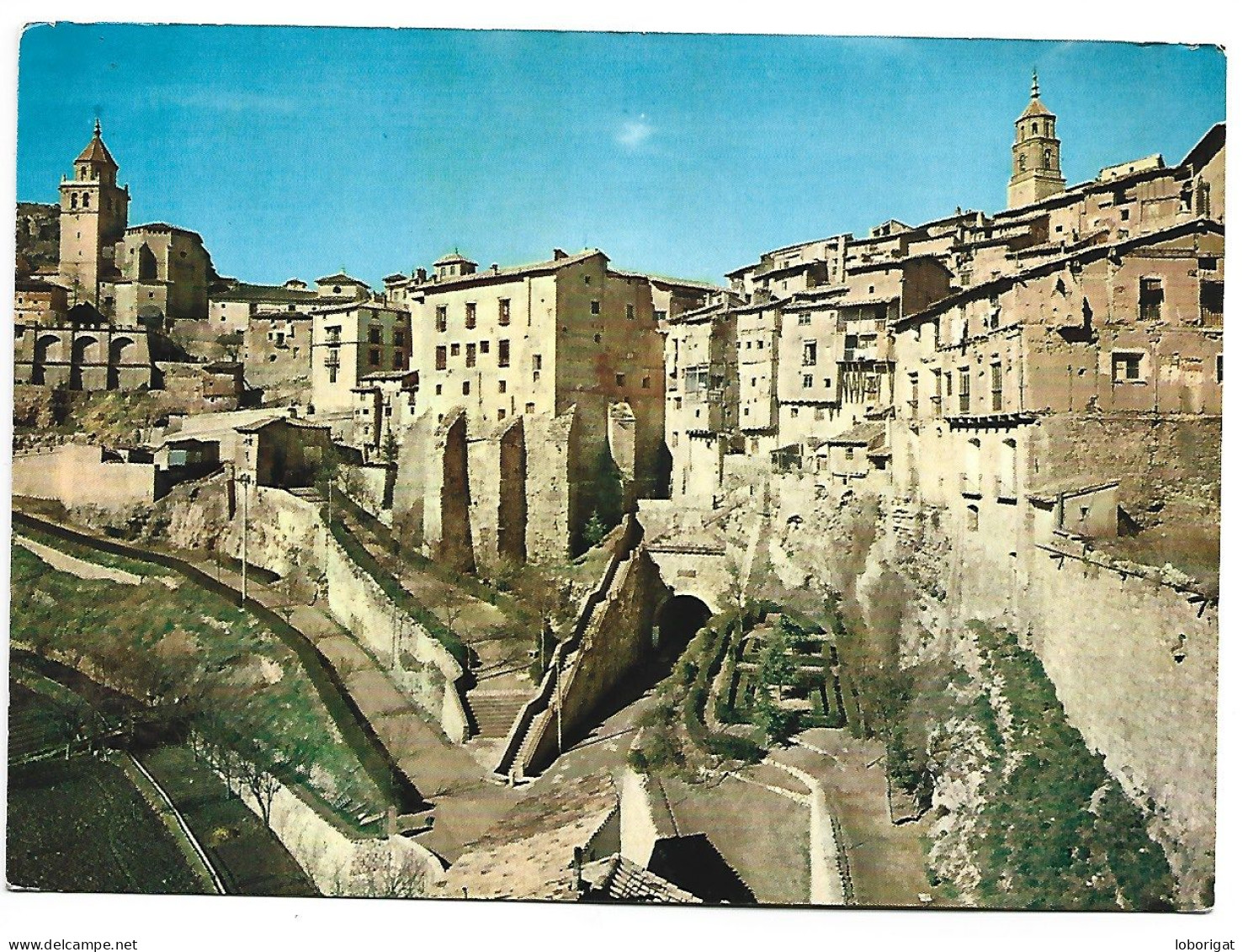 PANORÁMICA DESDE EL HOTEL AZAGRA / PANORAMICAL FROM AZAGRA HOTEL.-  ALBARRACIN - TERUEL.- ( ESPAÑA ) - Teruel