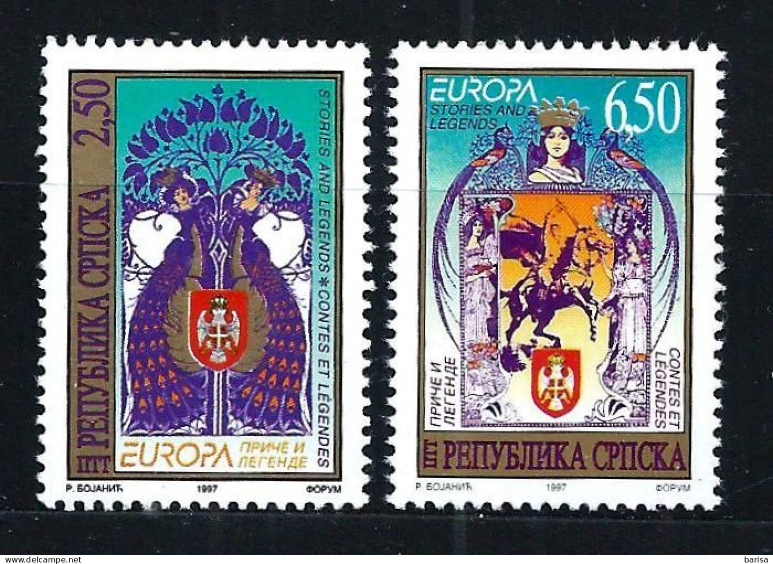 Bosnia And Herzegovina (Serb.Adm.) 2006: 50th Anniversary Of The First EUROPA Stamps; 5 Sheets (25 Complete Sets)** MNH - 1997