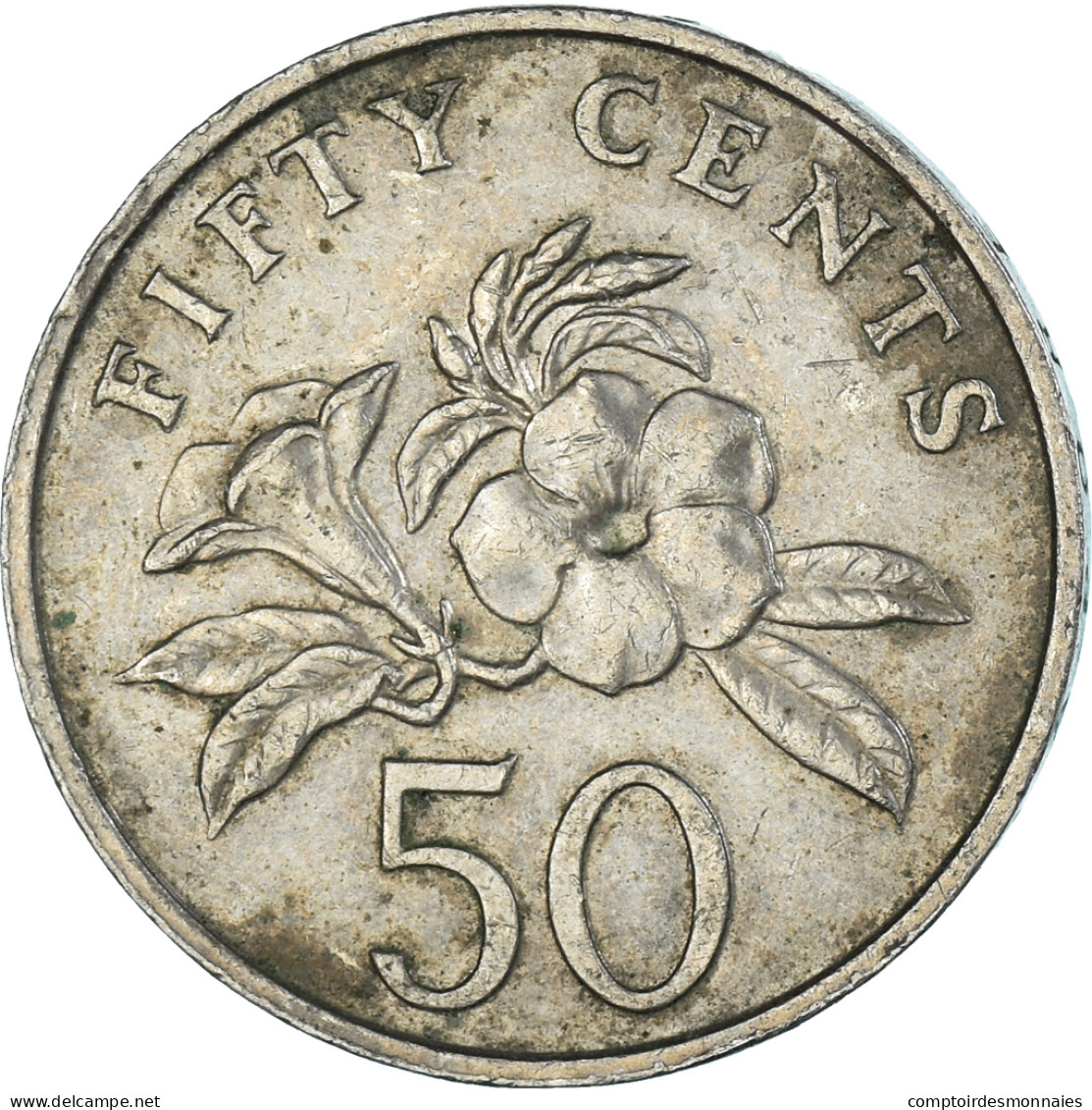 Monnaie, Singapour, 50 Cents, 1989 - Singapur