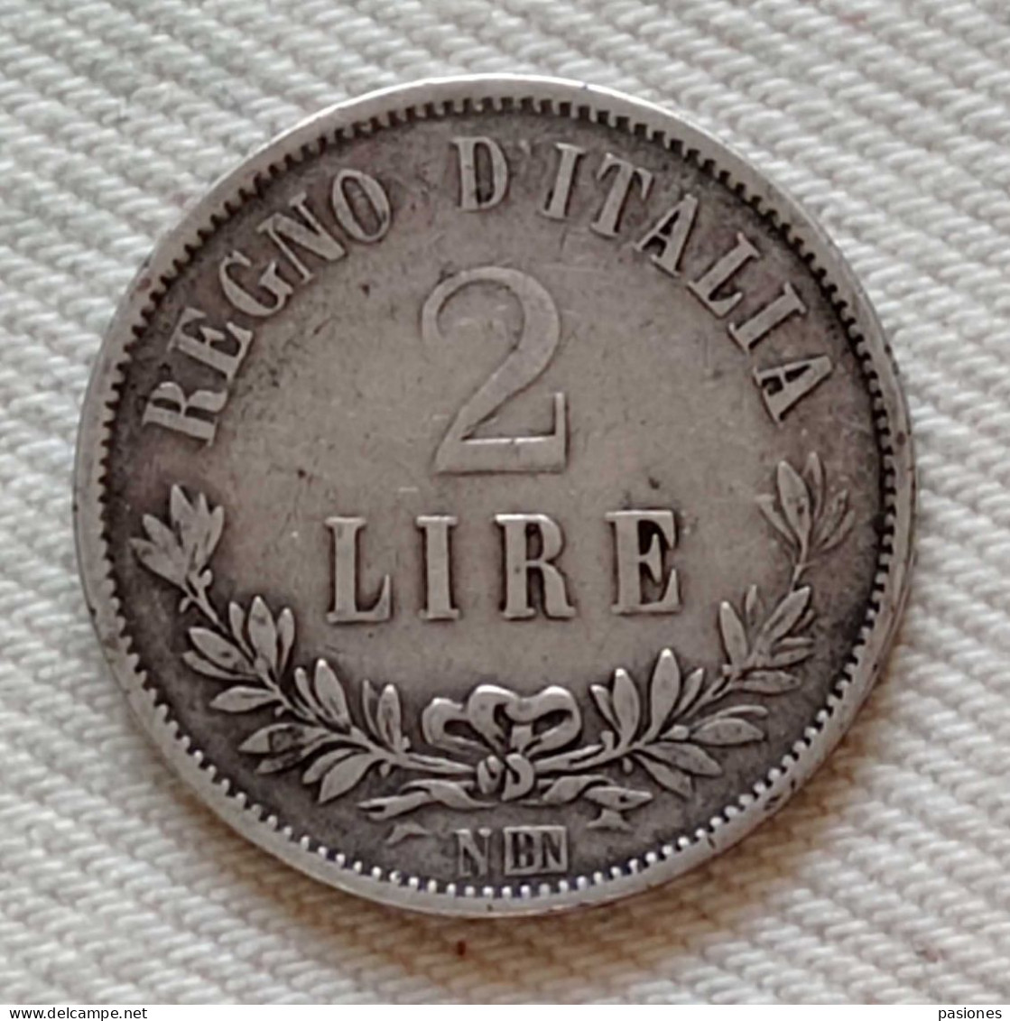 Vittorio Emanuele II 2 Lire 1863N Val. - 1861-1878 : Victor Emmanuel II