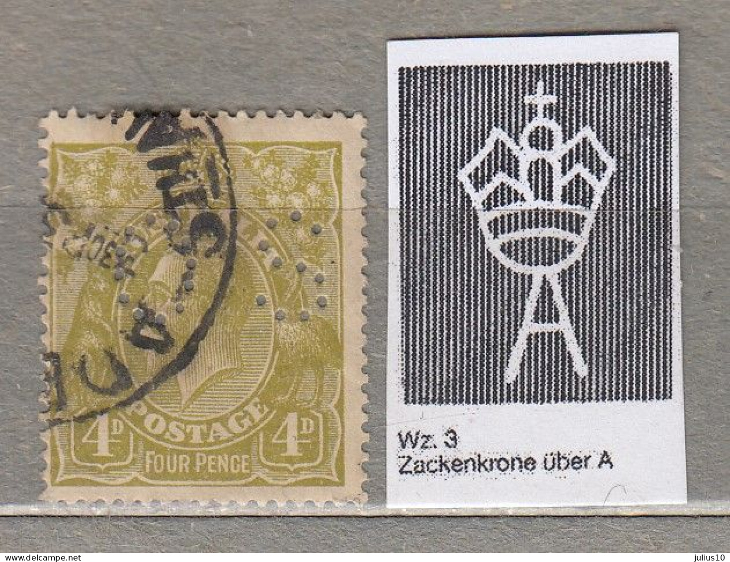 AUSTRALIA Service OS 1924 Used(o) Mi 56 #34417 - Servizio