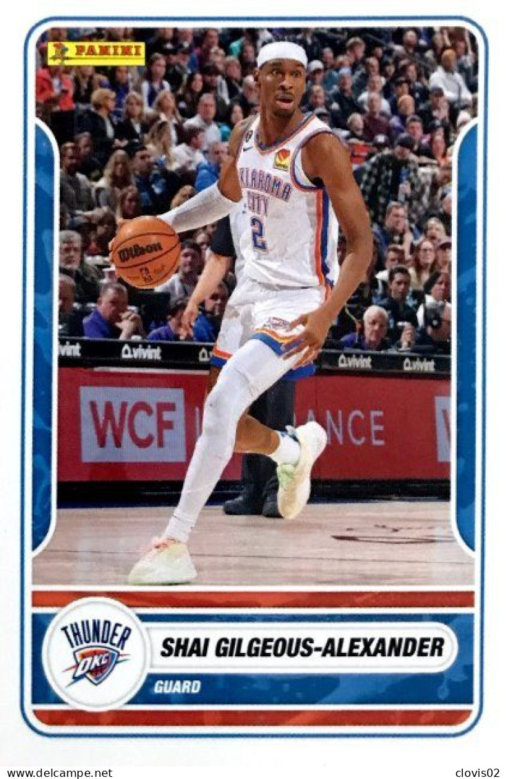C48 Shai Gilgeous-Alexander - Oklahoma City Thunder - Panini NBA Carte Basketball 2023-2024 - Autres & Non Classés