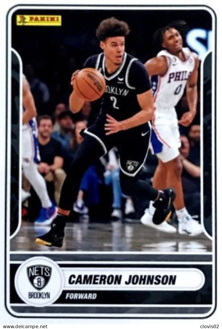 C62 Cameron Johnson - Brooklyn Nets - Panini NBA Carte Basketball 2023-2024 - Otros & Sin Clasificación