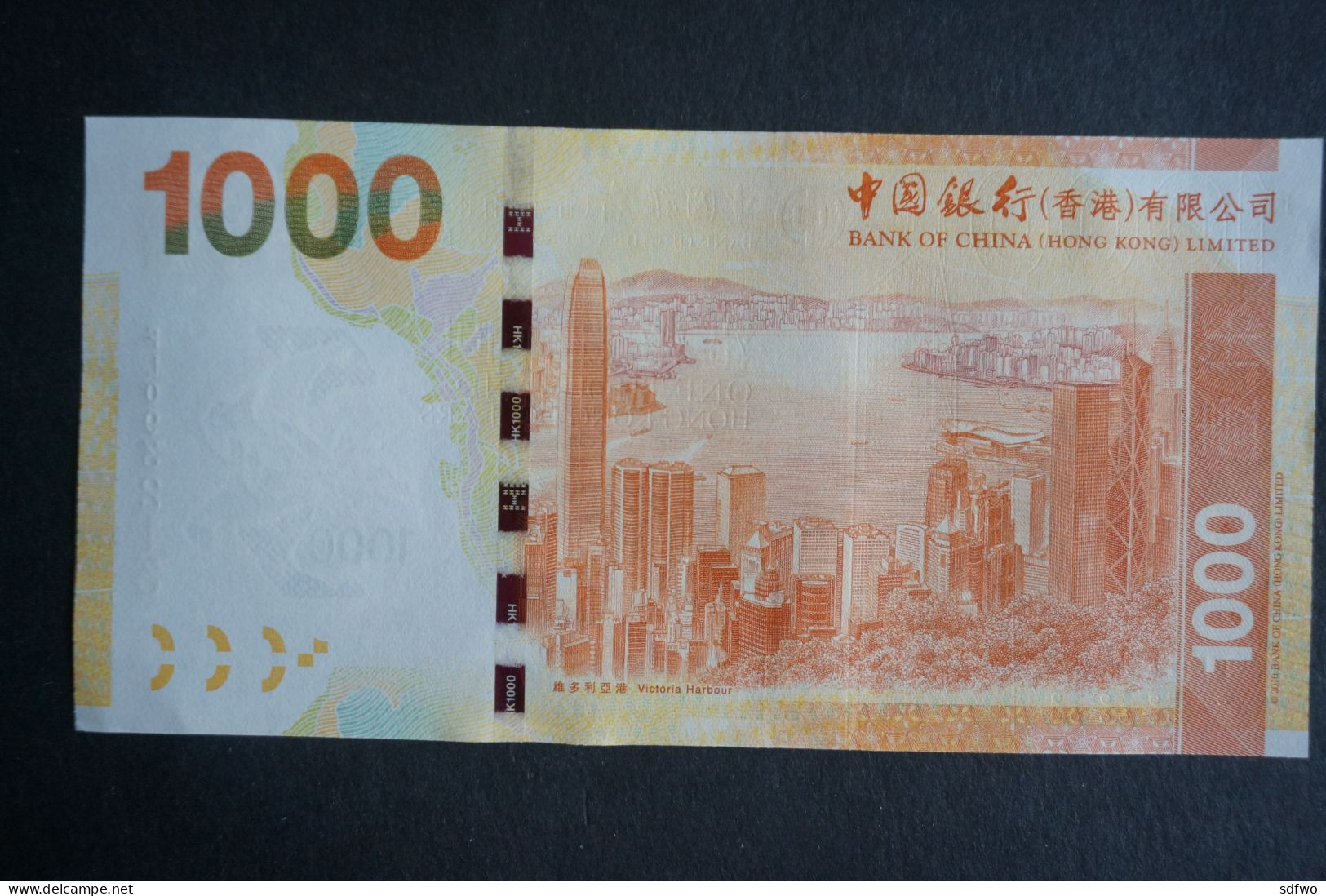 (M) HONG KONG 2014 BANK OF CHINA BANKNOTES 1000 DOLLARS - #FL093213 (UNC) - Hongkong