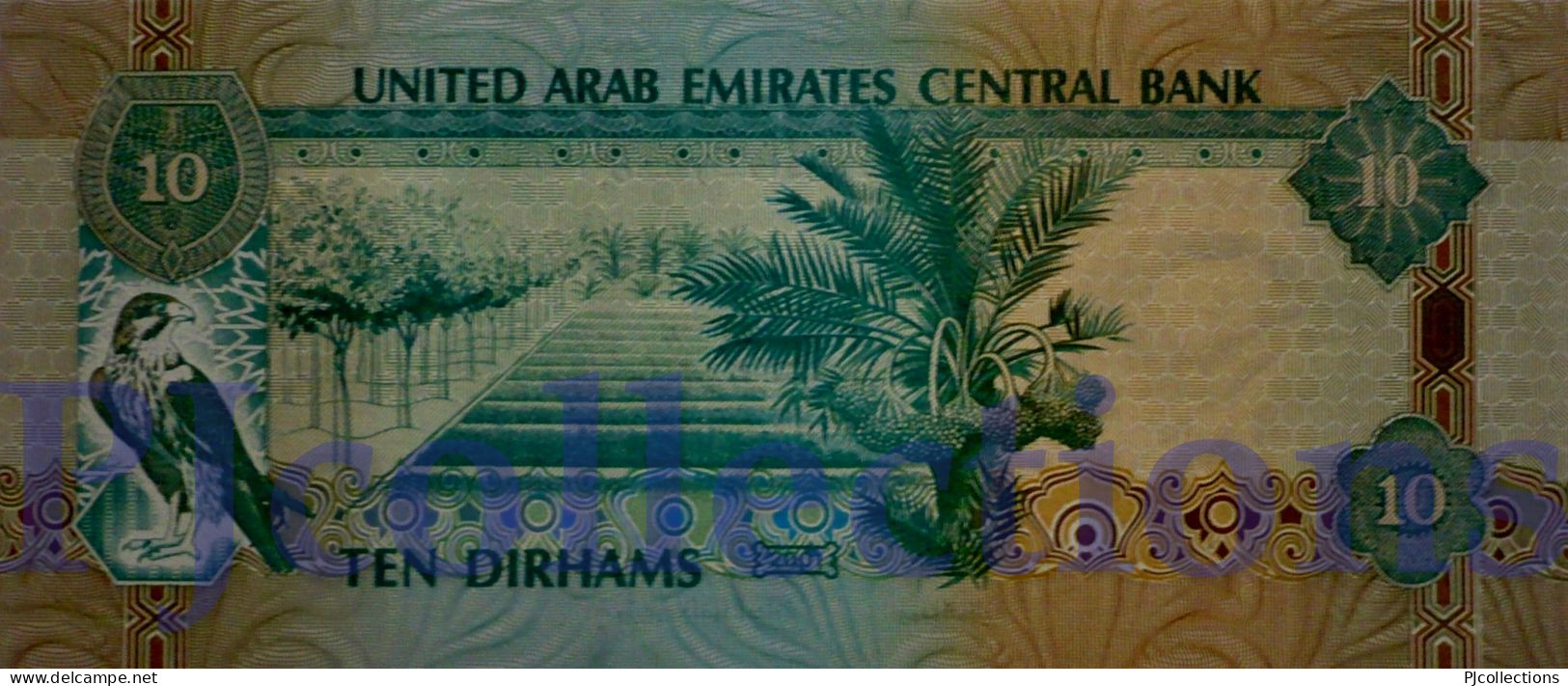 UNITED ARAB EMIRATES 10 DIRHAMS 2001 PICK 20b UNC - Emirati Arabi Uniti