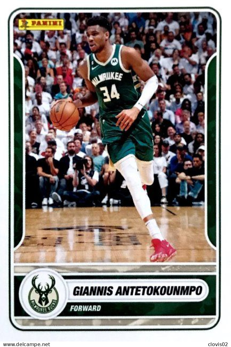 C91 Giannis Antetokounmpo - Milwaukee Bucks - Panini NBA Carte Basketball 2023-2024 - Sonstige & Ohne Zuordnung