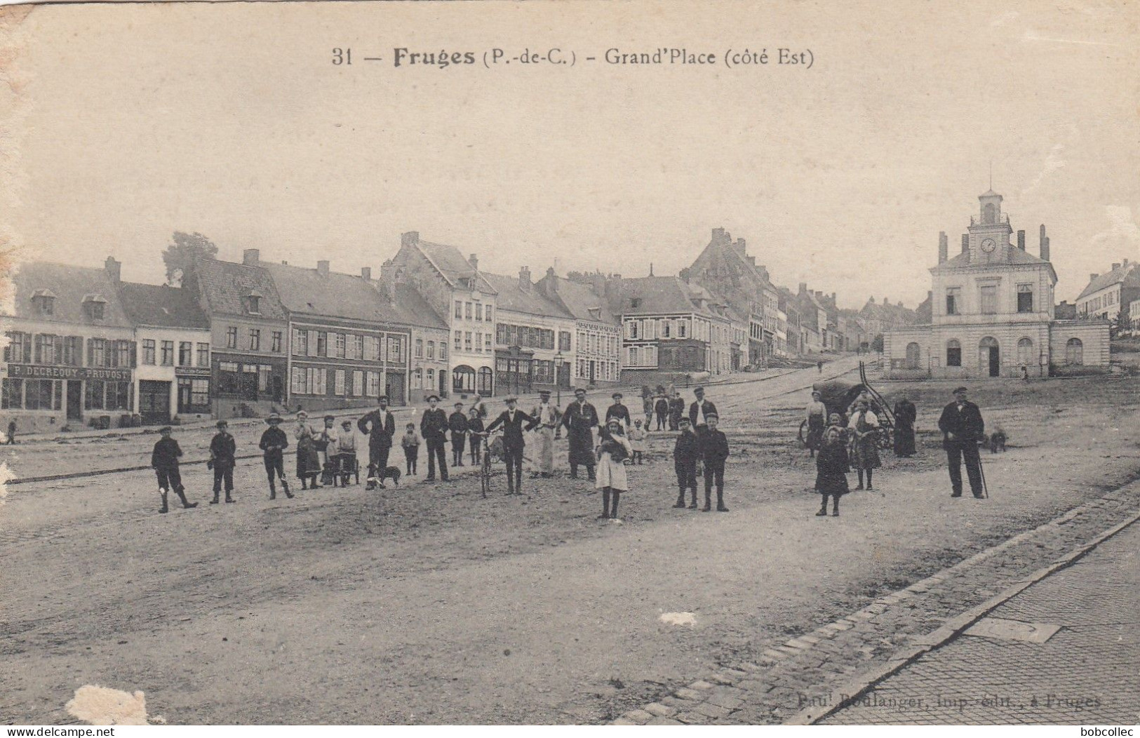 FRUGES (Pas-de-Calais): Grand'Place (côté Est) - Fruges