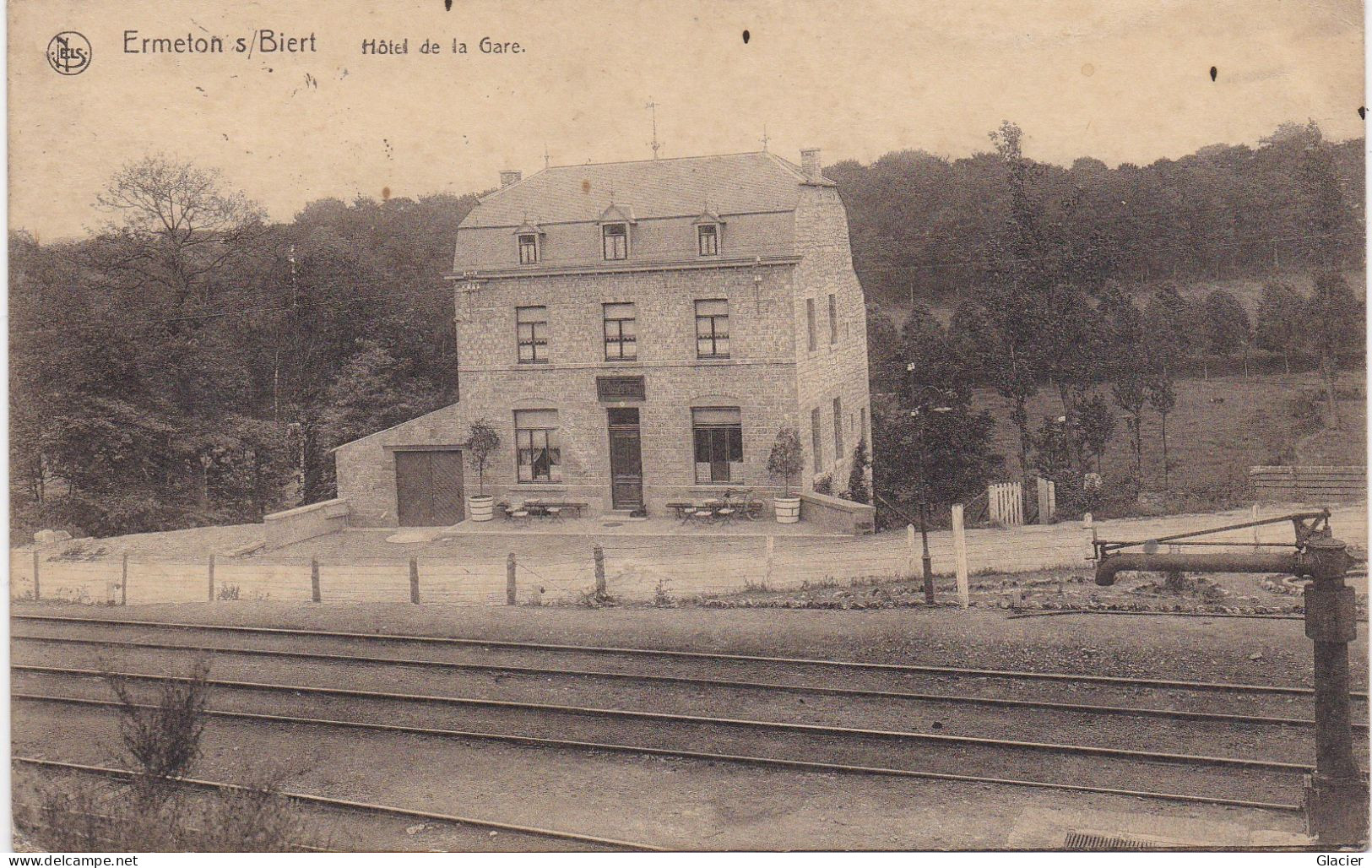 Ermeton S/ Biert - Hotel De La Gare - Timbres Taxes - Mettet