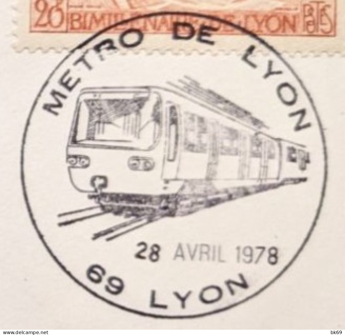 Métro Lyon 28 Avril 1978 Inauguration Du Métro De Lyon France - Sonstige & Ohne Zuordnung
