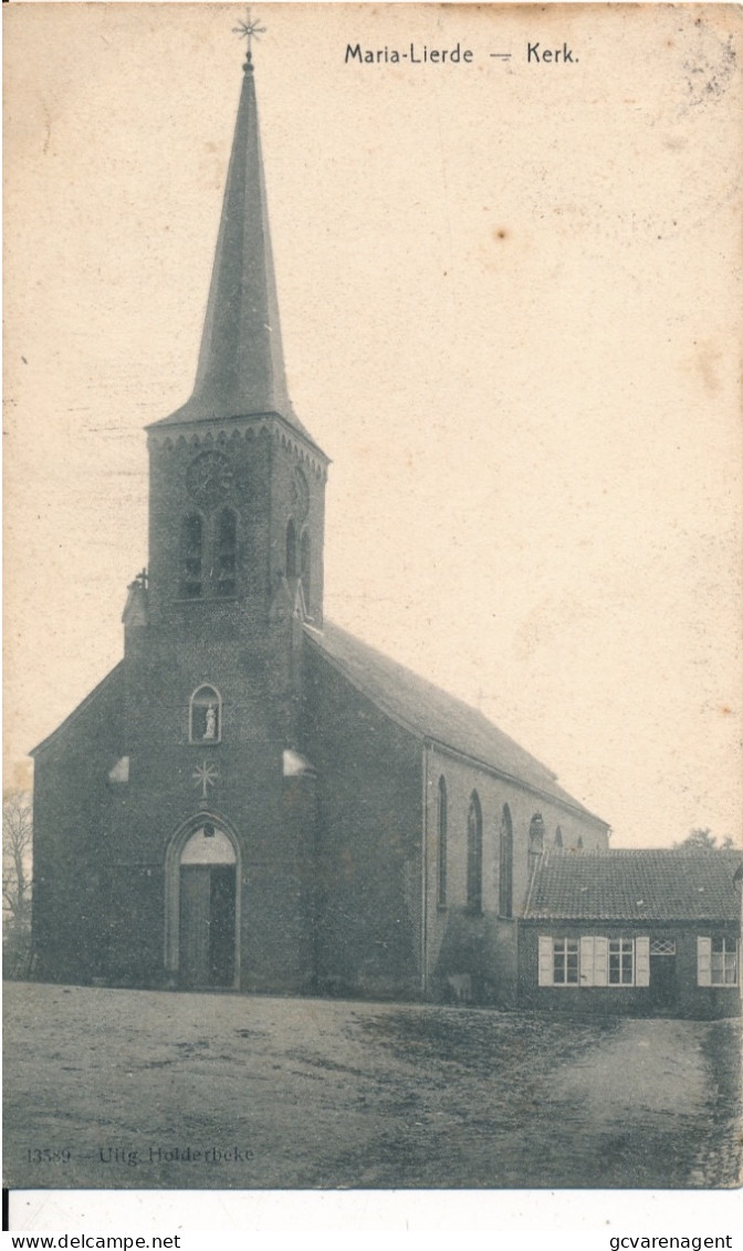 MARIA LIERDE   KERK            2 SCANS - Lierde