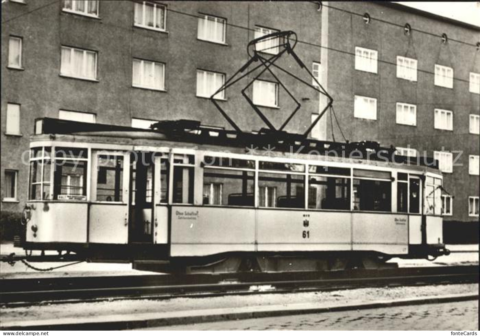 72195320 Strassenbahn Tw 61 Hechtwagen Niesky/Sachsenwerk   - Strassenbahnen