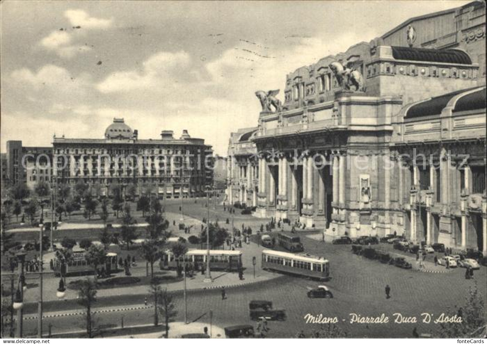 72194468 Strassenbahn Milano Piazzale Duca D Aosta - Strassenbahnen