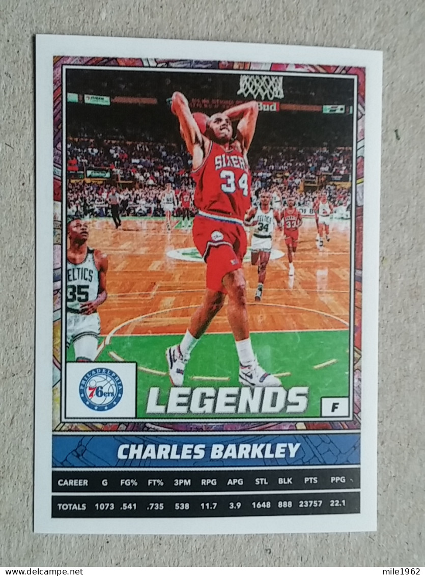 ST 53 - NBA Basketball 2022-23, Sticker, Autocollant, PANINI, No 487 Charles Barkley NBA Legends - 2000-Nu