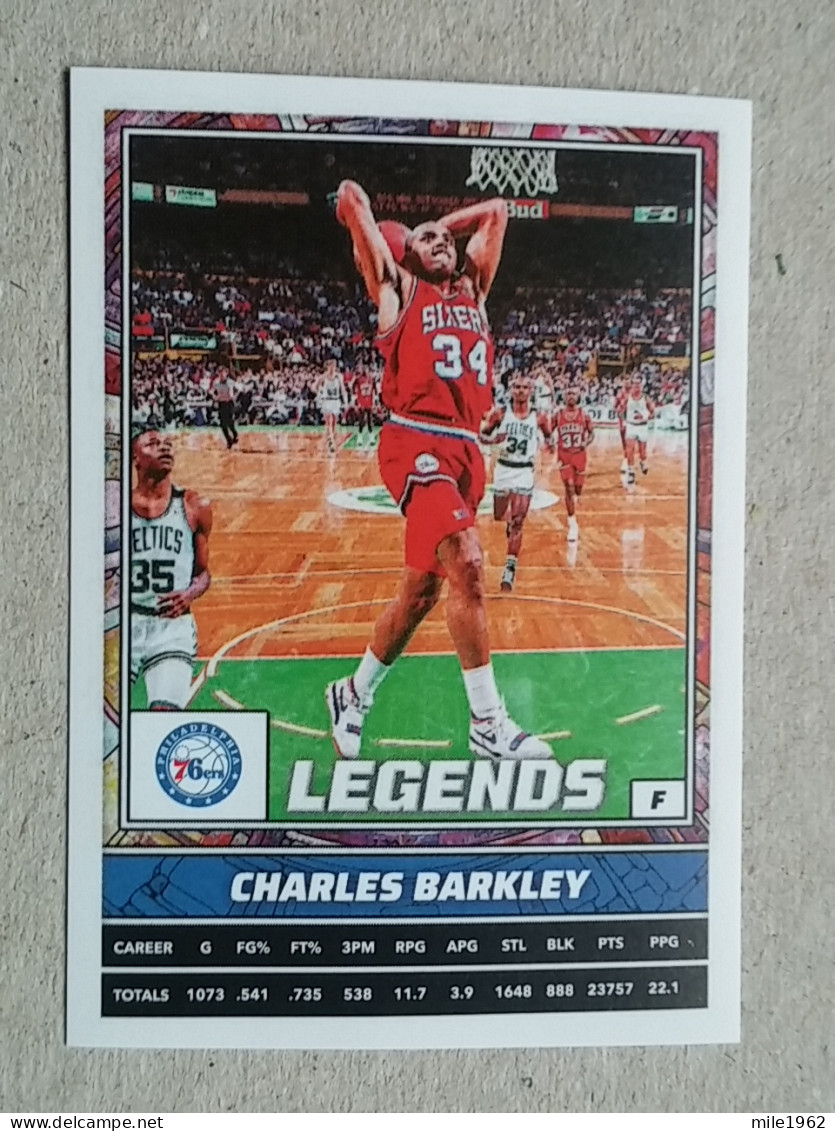 ST 53 - NBA Basketball 2022-23, Sticker, Autocollant, PANINI, No 487 Charles Barkley NBA Legends - 2000-Oggi