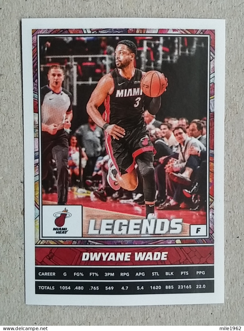 ST 53 - NBA Basketball 2022-23, Sticker, Autocollant, PANINI, No 491 Dwayne Wade NBA Legends - 2000-Nu